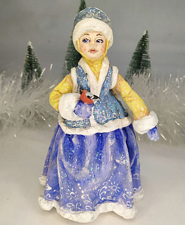 Ватная елочная игрушка "Снегурочка" в интернет-магазине Своими Руками