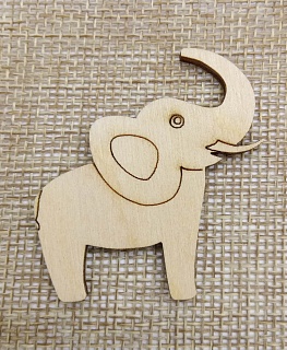 Заготовка из дерева "Слон" в интернет-магазине Своими Руками